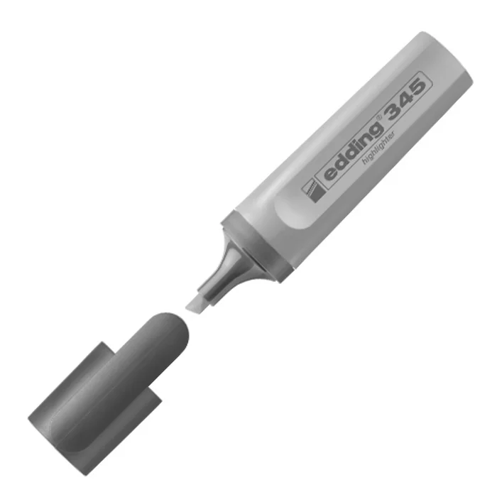 Główne zdjęcie produktu Zvýrazňovač "345", světle zelená, 1-5mm, EDDING