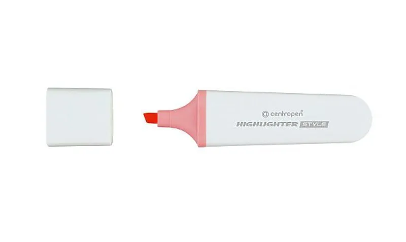 Główne zdjęcie produktu Zvýrazňovač Centropen 6252 STYLE - růžový pastelový