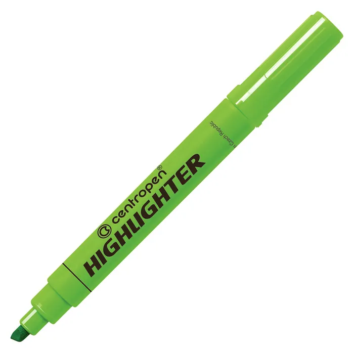 Główne zdjęcie produktu Zvýrazňovač CENTROPEN 8552 1-4,6 mm zelený