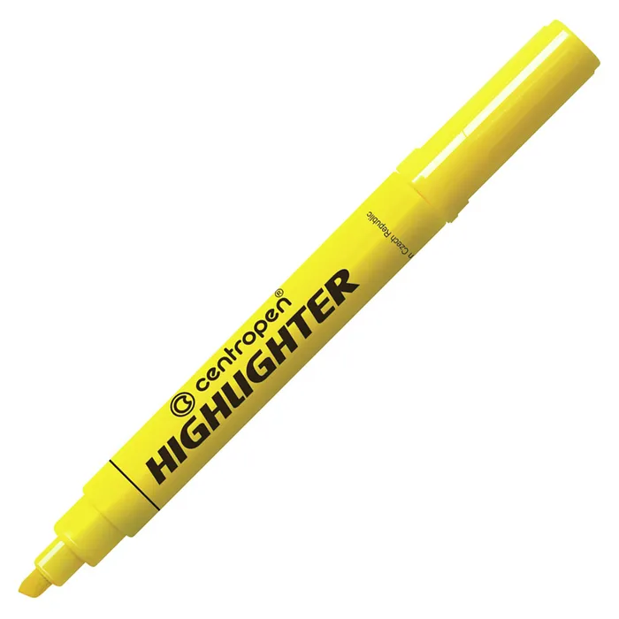 Główne zdjęcie produktu Zvýrazňovač CENTROPEN 8552 1-4,6 mm žlutý