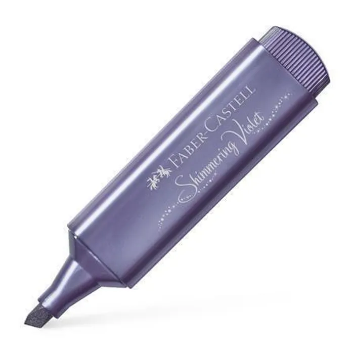 Główne zdjęcie produktu Zvýrazňovač Faber-Castell 154678 Textliner 46 Metallic metalický tm. fialový