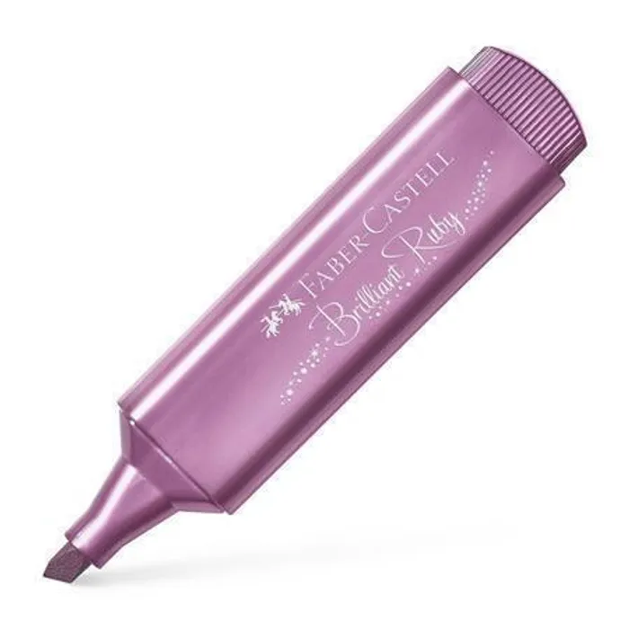 Główne zdjęcie produktu Zvýrazňovač Faber-Castell 154691 Textliner 46 Metallic metalický fialový
