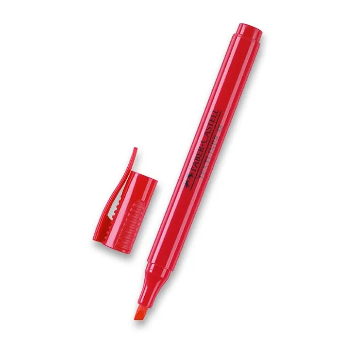 Główne zdjęcie produktu Zvýrazňovač Faber-Castell 157721 Textliner 38 červený