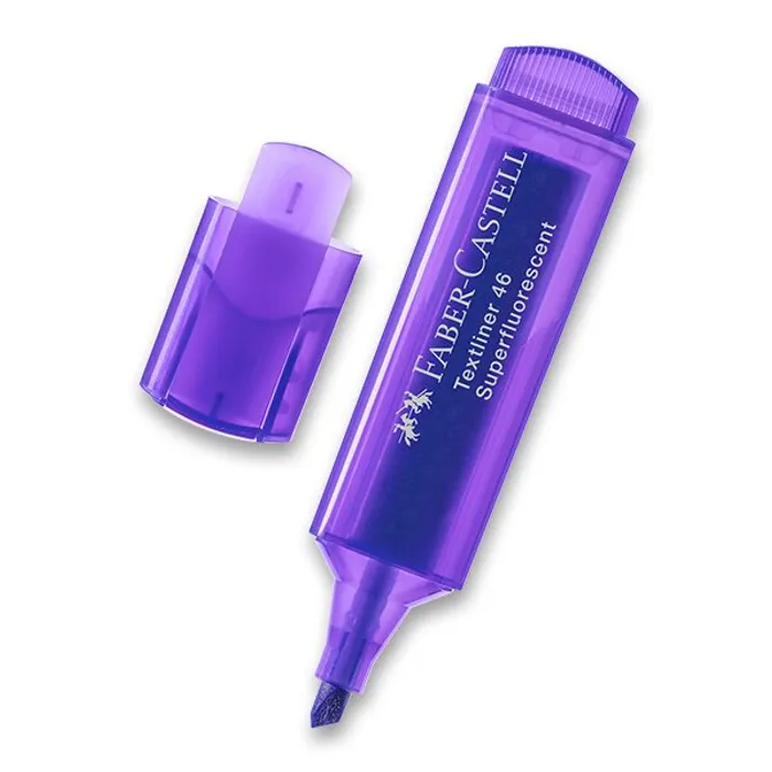 Główne zdjęcie produktu Zvýrazňovač Faber-Castell Textliner 1546 fialový