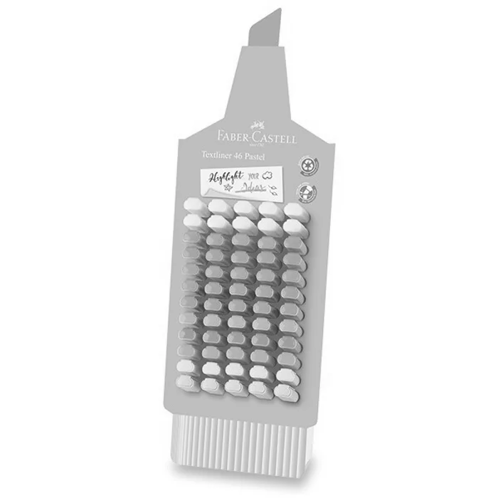 Główne zdjęcie produktu Zvýrazňovač Faber-Castell Textliner 1546 stojánek, 60 ks