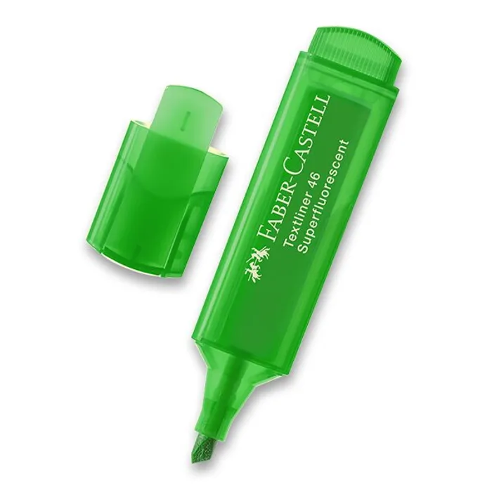 Główne zdjęcie produktu Zvýrazňovač Faber-Castell Textliner 1546 zelený