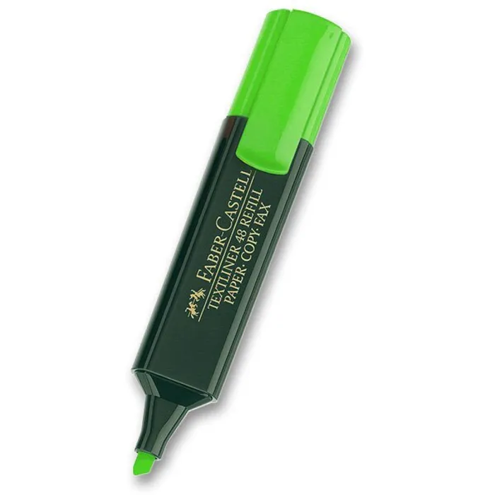 Główne zdjęcie produktu Zvýrazňovač Faber-Castell Textliner 1548 zelený