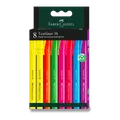Zakreślacz Faber-Castell Textliner 38 zestaw 8 szt.
