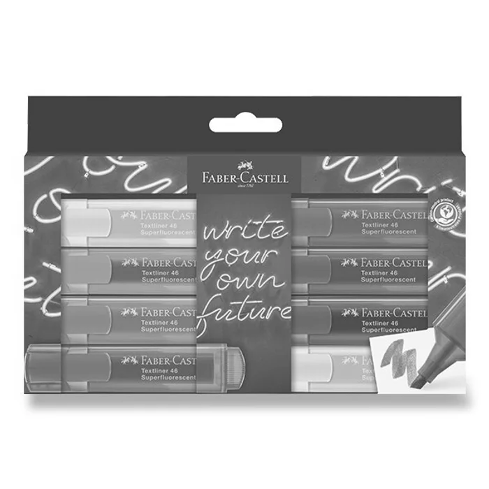 Główne zdjęcie produktu Zvýrazňovač Faber-Castell Textliner 46 Neon sada 8 barev