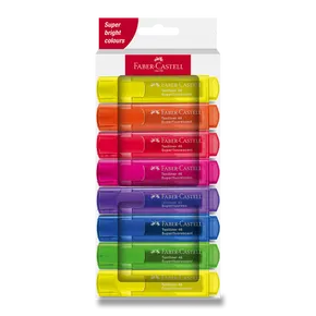 Zakreślacz Faber-Castell Textliner 46 Neon zestaw 8 szt.