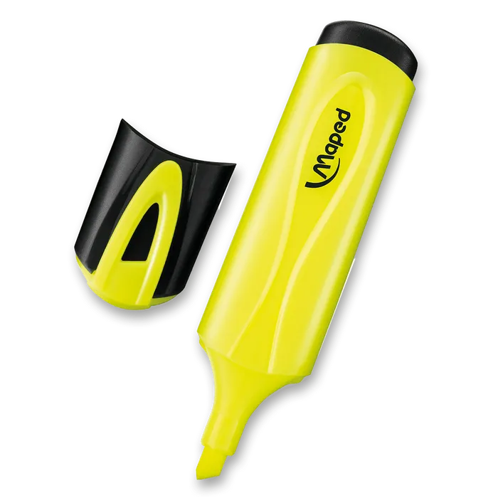 Główne zdjęcie produktu Zvýrazňovač Fluo Peps Classic, žlutá