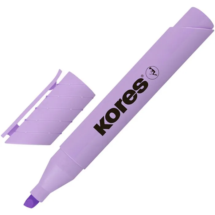Główne zdjęcie produktu Zvýrazňovač Kores High Liner Plus Pastel fialový 0,5–5 mm