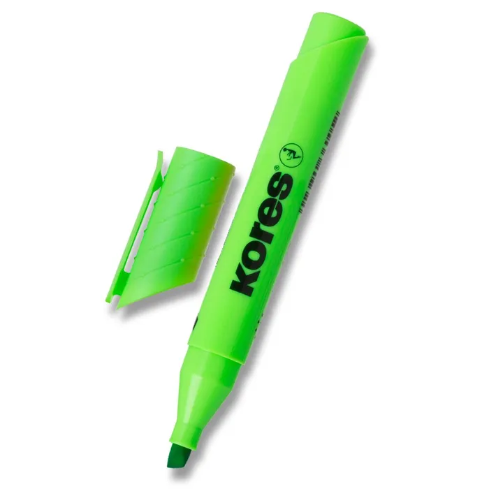 Główne zdjęcie produktu Zvýrazňovač Kores High Liner Plus zelený 0,5–5 mm