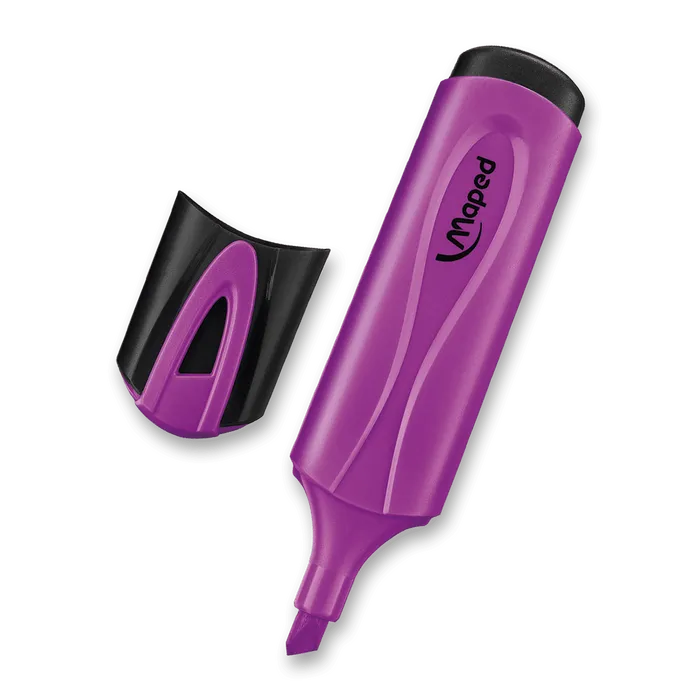 Główne zdjęcie produktu Zvýrazňovač Maped Fluo Peps Classic, fialová