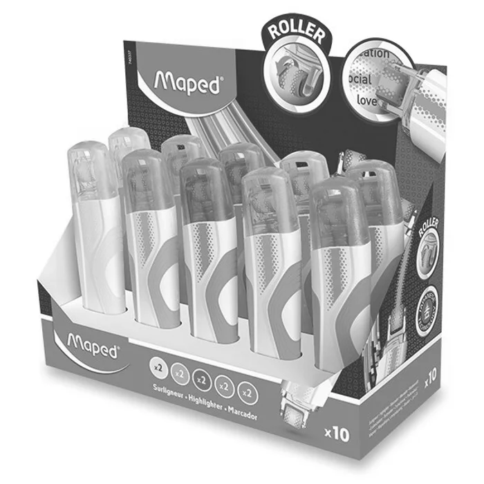 Główne zdjęcie produktu Zvýrazňovač Maped Fluo Peps Roller stojánek