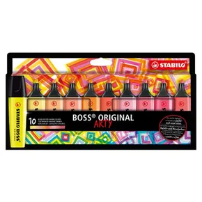 Zakreślacz STABILO BOSS ORIGINAL 10 szt., ciepłe kolory "ARTY"