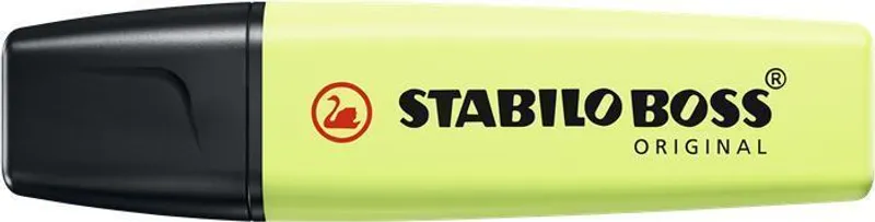 Główne zdjęcie produktu Zvýrazňovač STABILO BOSS ORIGINAL Pastel - limetková [1 ks]