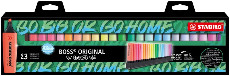 Główne zdjęcie produktu Zvýrazňovač STABILO BOSS ORIGINAL - Snooze One Edition 23 ks - 9 neon a 14 pastel barev