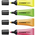 Następne zdjęcie produktu Zestaw 4 rozświetlaczy STABILO NEON w siateczce