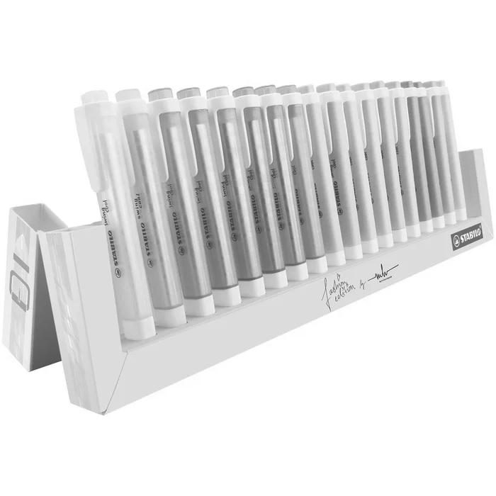 Główne zdjęcie produktu Zvýrazňovač STABILO swing cool 18 ks deskset - 8 neonových a 10 pastelových barev