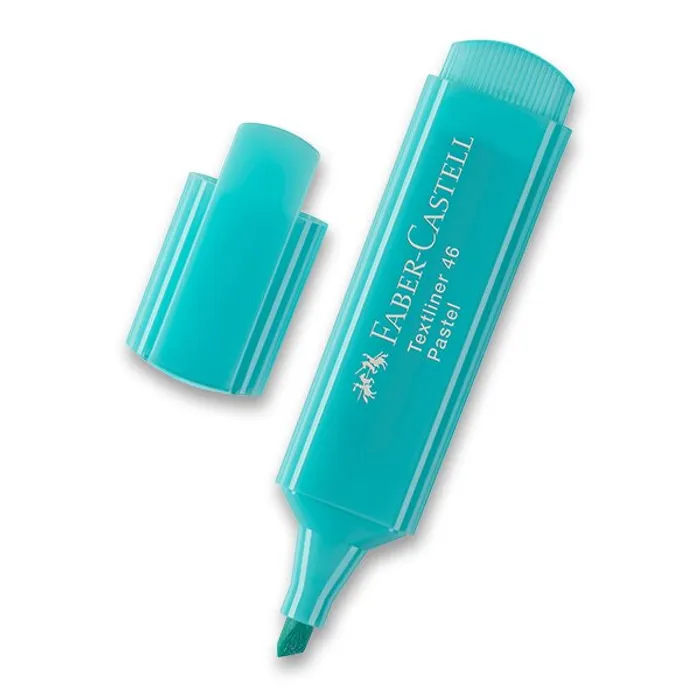 Główne zdjęcie produktu Zvýrazňovač Textliner 1546 Pastel, tyrkysová Faber-Castell