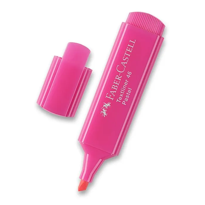 Główne zdjęcie produktu Zvýrazňovač Textliner 1546 Pastel,růžová Faber-Castell