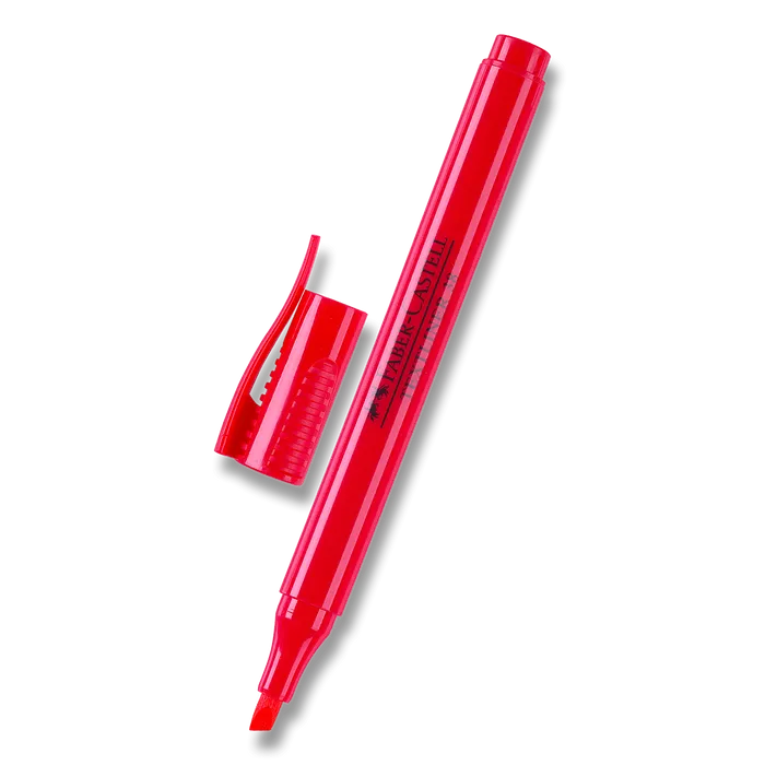 Główne zdjęcie produktu Zvýrazňovač Textliner 38 superfluorescenční, červená Faber Castell 157721