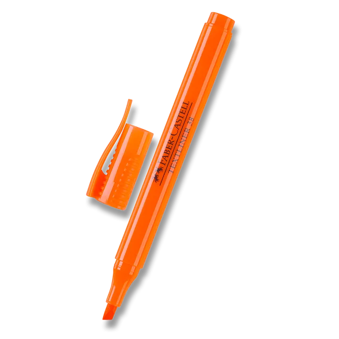 Główne zdjęcie produktu Zvýrazňovač Textliner 38 superfluorescenční, oranžová Faber Castell 157715