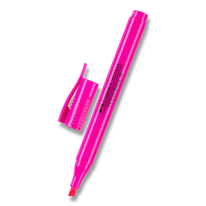 Główne zdjęcie produktu Zvýrazňovač Textliner 38 superfluorescenční, růžová Faber Castell 157728