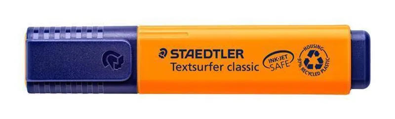 Główne zdjęcie produktu Zvýrazňovač "Textsurfer classic 364", oranžová, 1-5mm, STAEDTLER