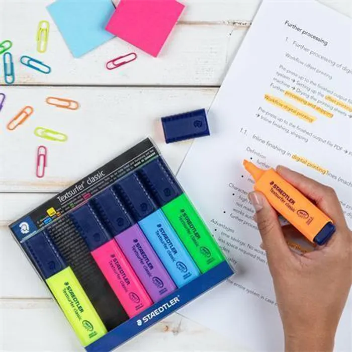 Główne zdjęcie produktu Zvýrazňovač "Textsurfer classic 364", sada, 6 barev, 1-5 mm, STAEDTLER