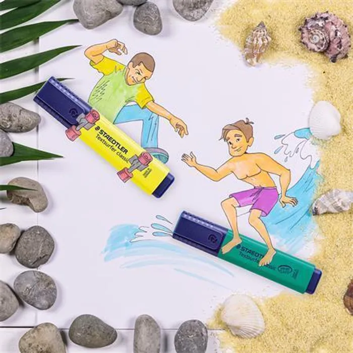 Główne zdjęcie produktu Zvýrazňovač "Textsurfer classic 364", tyrkysová, 1-5mm, STAEDTLER