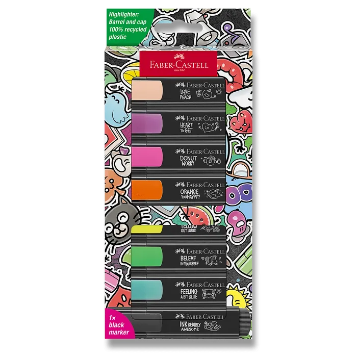 Główne zdjęcie produktu Zvýrazňovače Faber-Castell Textliner 46 Graffiti 8 ks