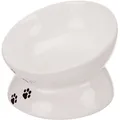 Następne zdjęcie produktu Podwyższona, ergonomiczna miska ceramiczna 0,15 l/o 13 cm, biała