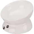 Następne zdjęcie produktu Podwyższona, ergonomiczna miska ceramiczna 0,15 l/o 13 cm, biała