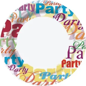 zz-Papírové talíře průměr 23 cm PARTYTIME [10 ks]