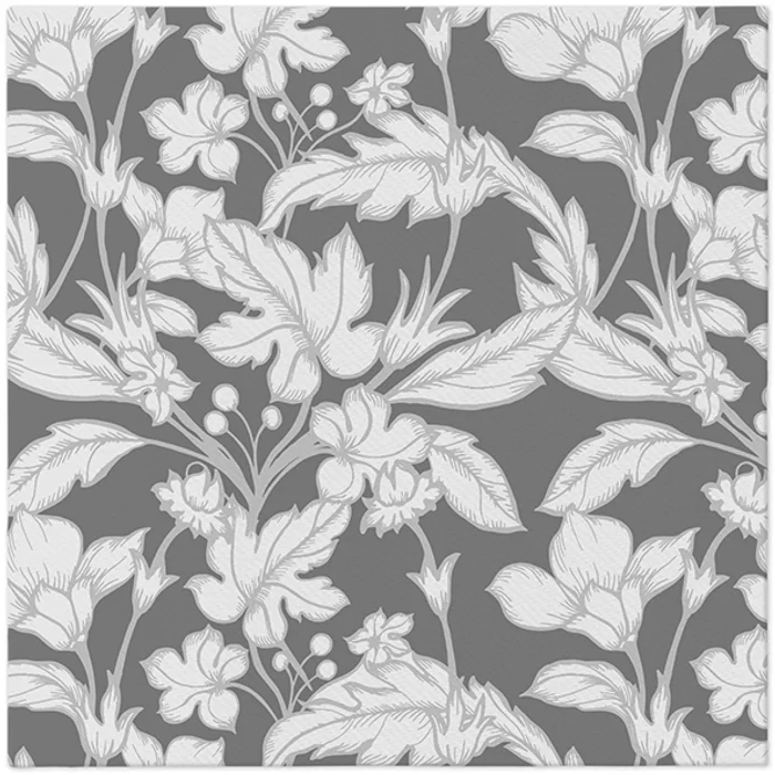 Główne zdjęcie produktu zz-Ubrousky PAW AIRLAID 40x40 cm Beautiful Floral Pattern Dark Blue [50 ks]