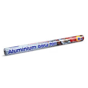 Folia aluminiowa do grilla 14µm 45cm x 8m pojedynczo pakowana [1 szt]