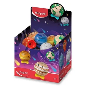Temperówka Maped Planet - 1 otwór, mieszane motywy