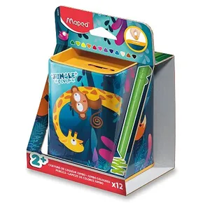 Kredki Maped Infinity Jumbo Jungle Fever - 12 szt.