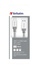 Papírenské zboží - Kabel USB, srebrny, 30 cm, USB-C 3.1 - USB-A, VERBATIM