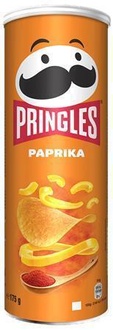 Papírenské zboží - Chips, 165 g, PRINGLES, paprikové