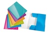 Papírenské zboží - Teczki na dokumenty Leitz WOW z trzema klapami, niebieskie