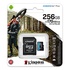 Papírenské zboží - Kingston karta pamięci Canvas Go! Plus, 256GB, micro SDXC, SDCG3/256GB, UHS-I U3, z adapterm, A2, V30