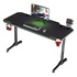 Papírenské zboží - ULTRADESK Biurko dla gracza FRAG - GREEN, 140x66 cm, 76 cm, z podkładką pod mysz, uchwyt na słuchawki i napój