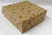 Papírenské zboží - Pudełko na ciasto KRAFT z motywem 22x22x9 cm [50 szt]