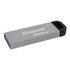 Papírenské zboží - Kingston USB flash disk, USB 3.0 (3.2 Gen 1), 256GB, DataTraveler(R) Kyson, srebrny, DTKN/256GB, USB A, z oczkiem na brelok