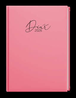 Papírenské zboží - Denní diář - David - Pastel - A5 - růžová