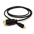 Papírenské zboží - Kabel HDMI M- HDMI (micro) M, High Speed, 2m, pozłacane złącza, czarny