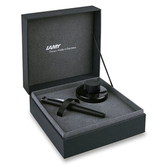 Papírenské zboží - Lamy Studio Lx all black plnicí pero, dárková kazeta s inkoustem